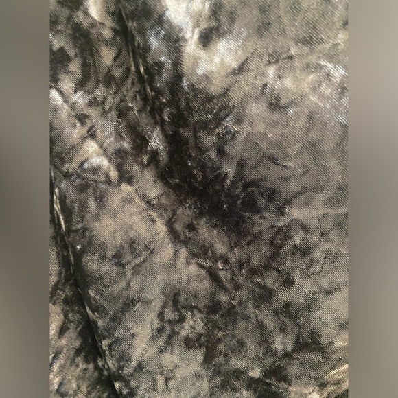 H&M Dress - long sleeve, ruched, mini, crushed velvet - XS - Picture 6 of 6